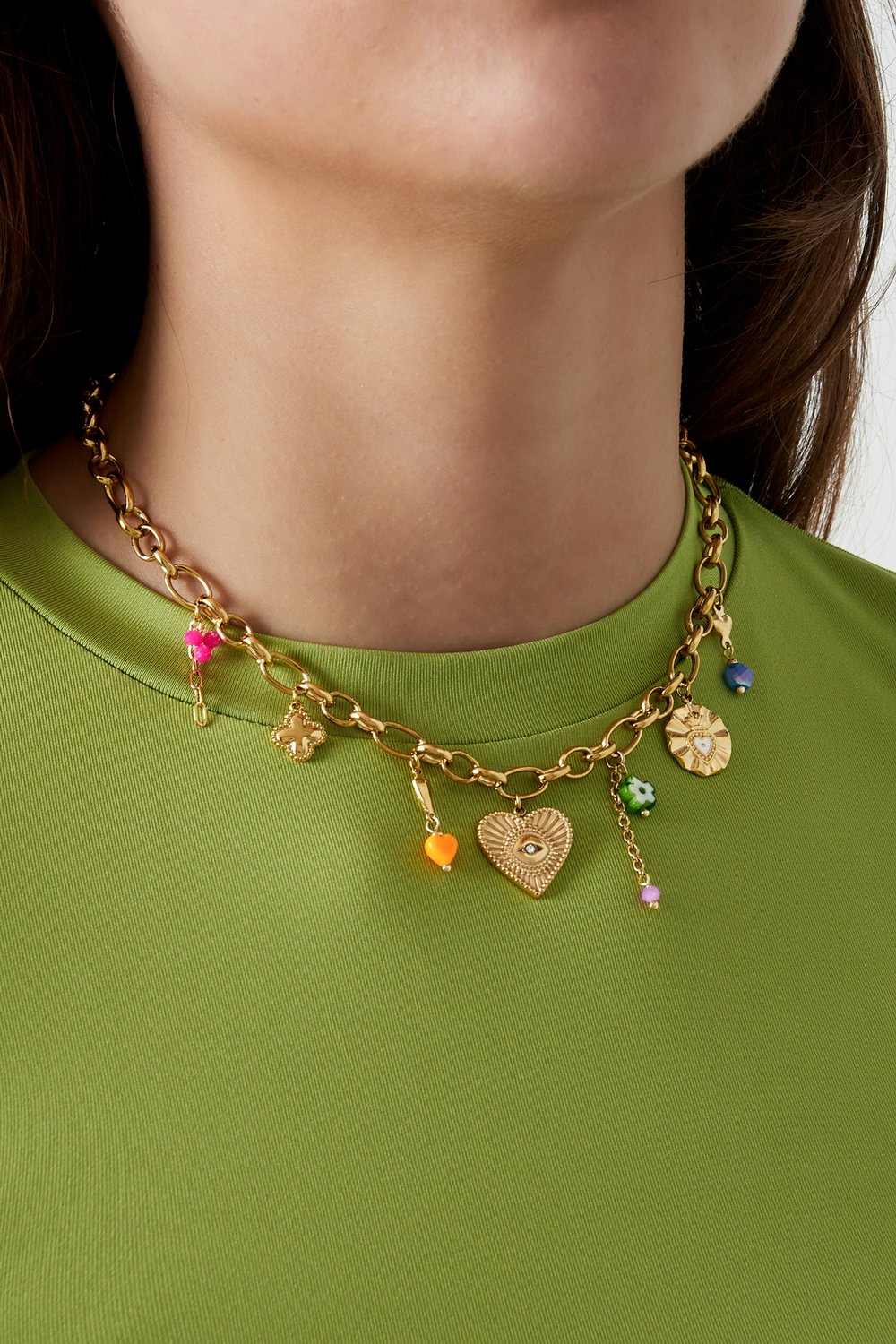 charm necklace eye wedge Picture2