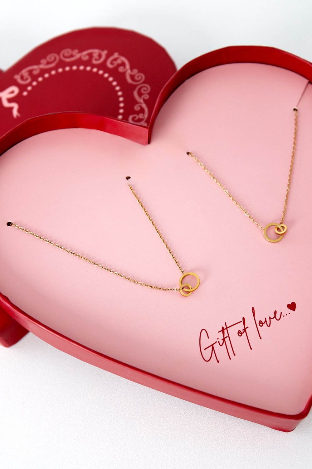 gift of love stainless steel infinity necklaces Picture2