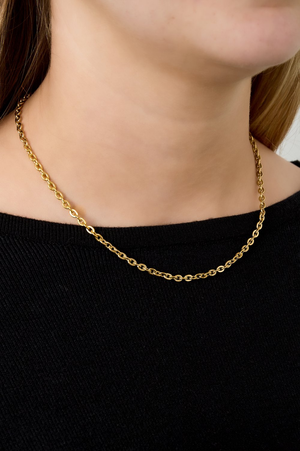 Stainless Steel Chain Necklaces Chain DIY Daily Simple Series Women's jewelry Picture2
