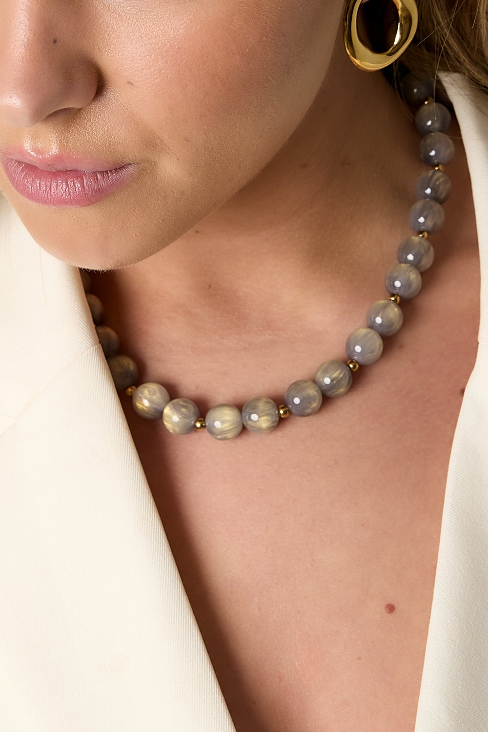 Perlenketten mit Golddetails – 12 mm h5Bild3