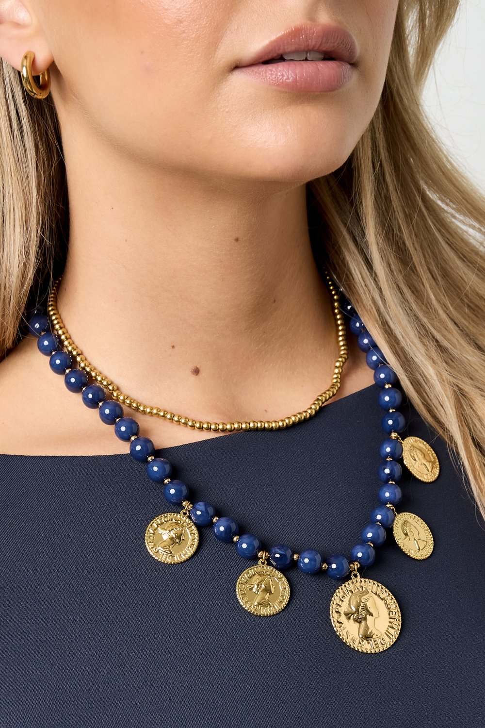 Acrylic Beaded Necklaces Figure Retro Daily Classic Series Women's jewelry Picture3