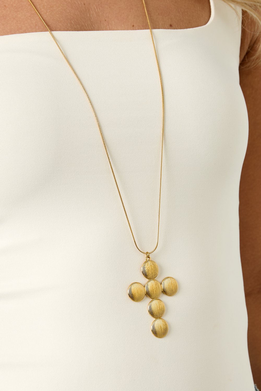 Stainless Steel Pendant necklaces Cross Casual Daily Simple Series Women's jewelry Picture3