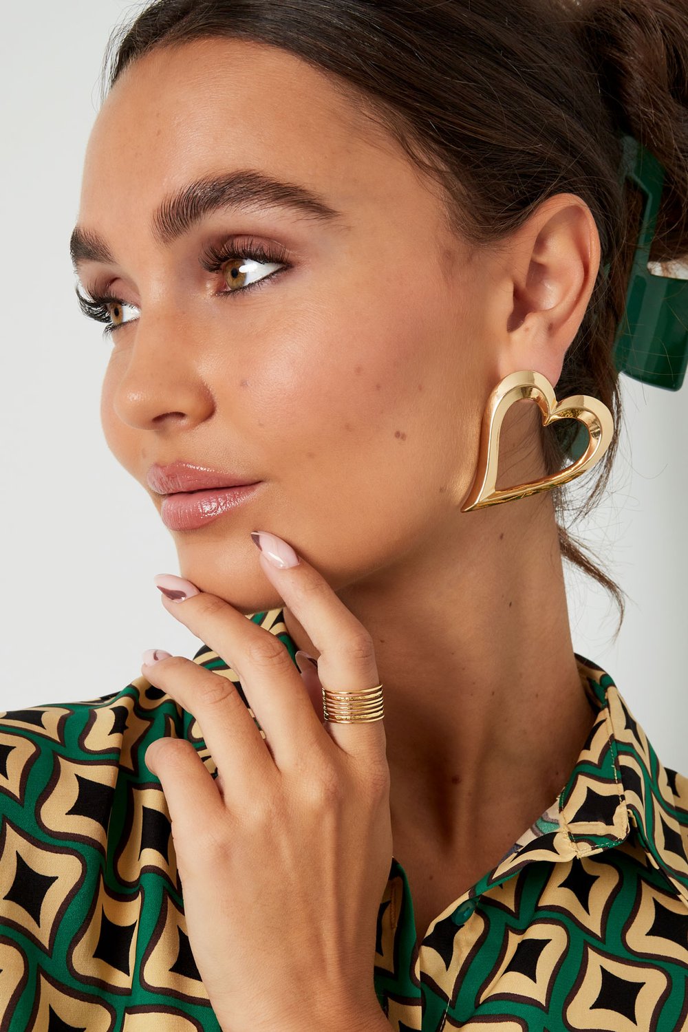 Ring thin layers - Silver Color color h5Picture2