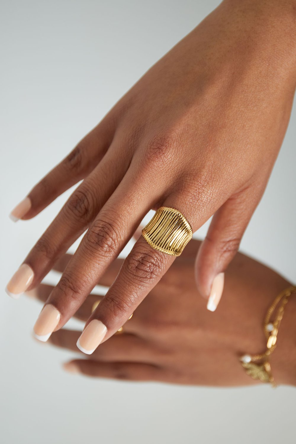 Vintage old money ring - Silver Color color h5Picture3