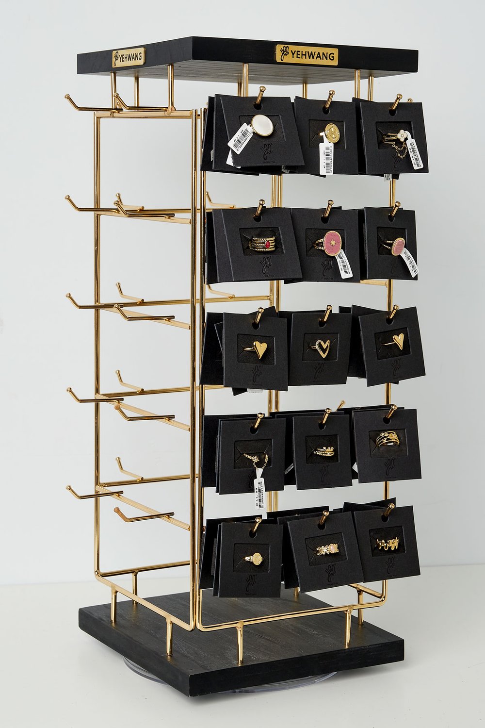 Refill package rings display everyday basics - stainless steel