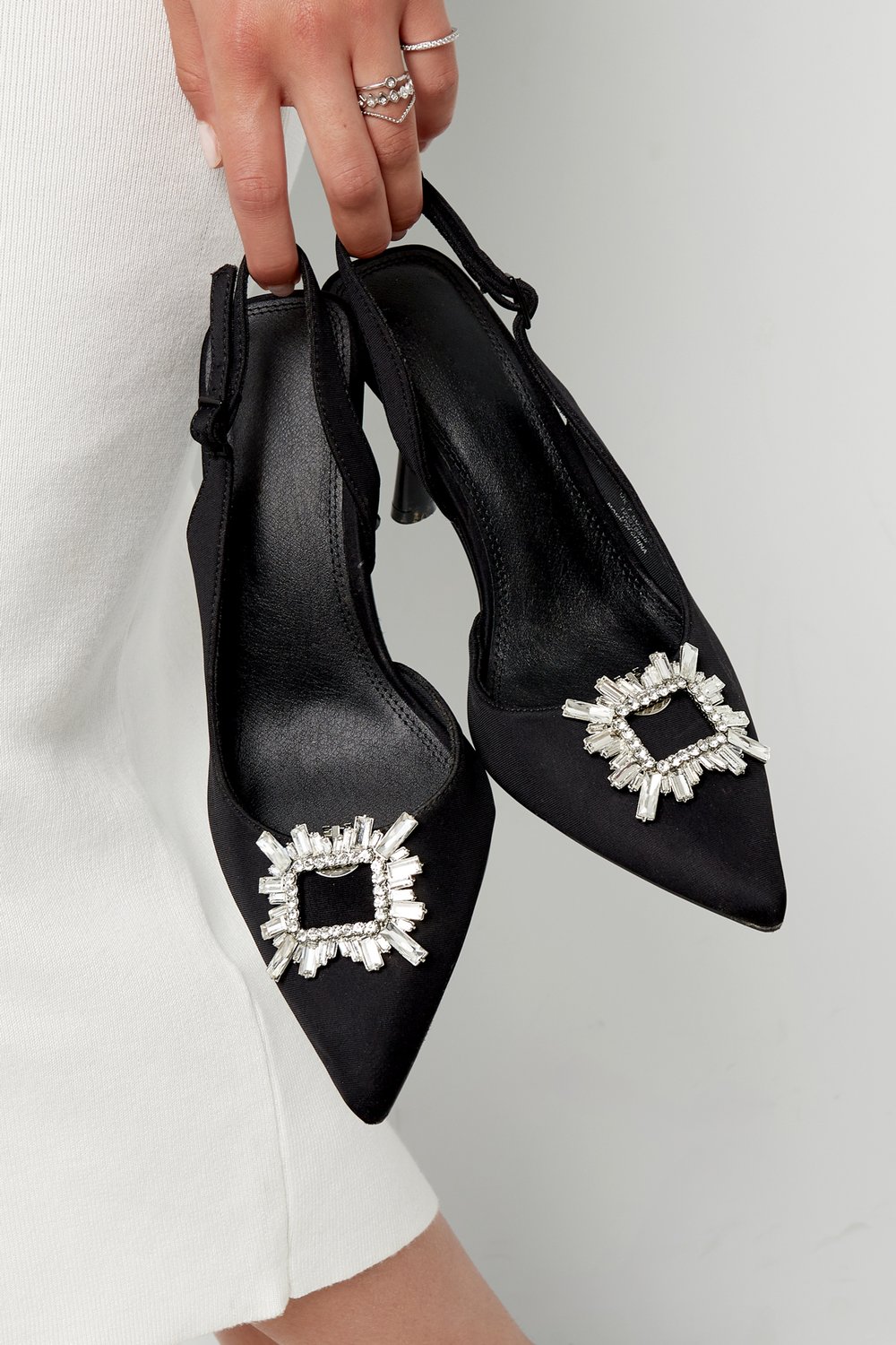 Winter love shoe clips - Silver Color color h5Picture2