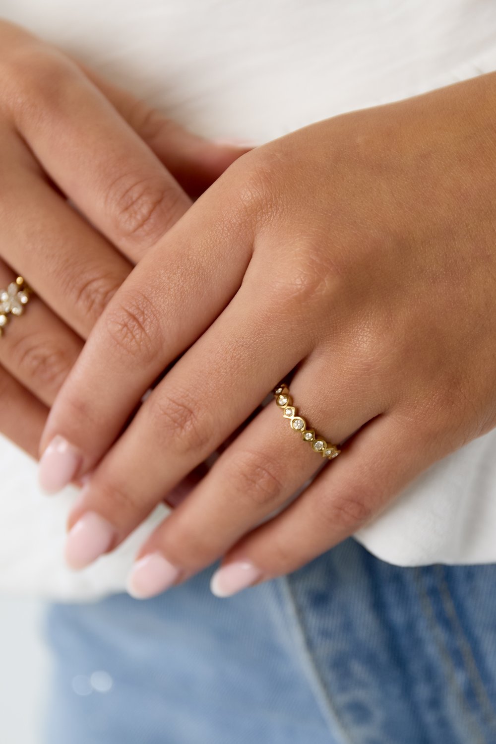 Ring with different shapes and stones Picture2