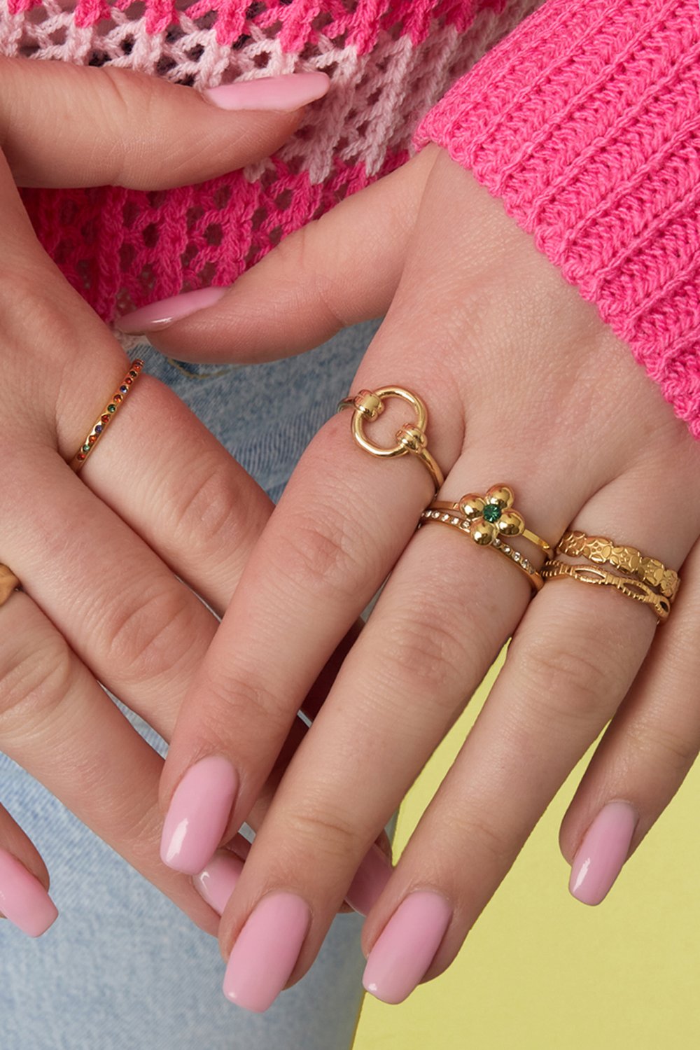 Minimalistischer Ring mit Kreis h5Bild3