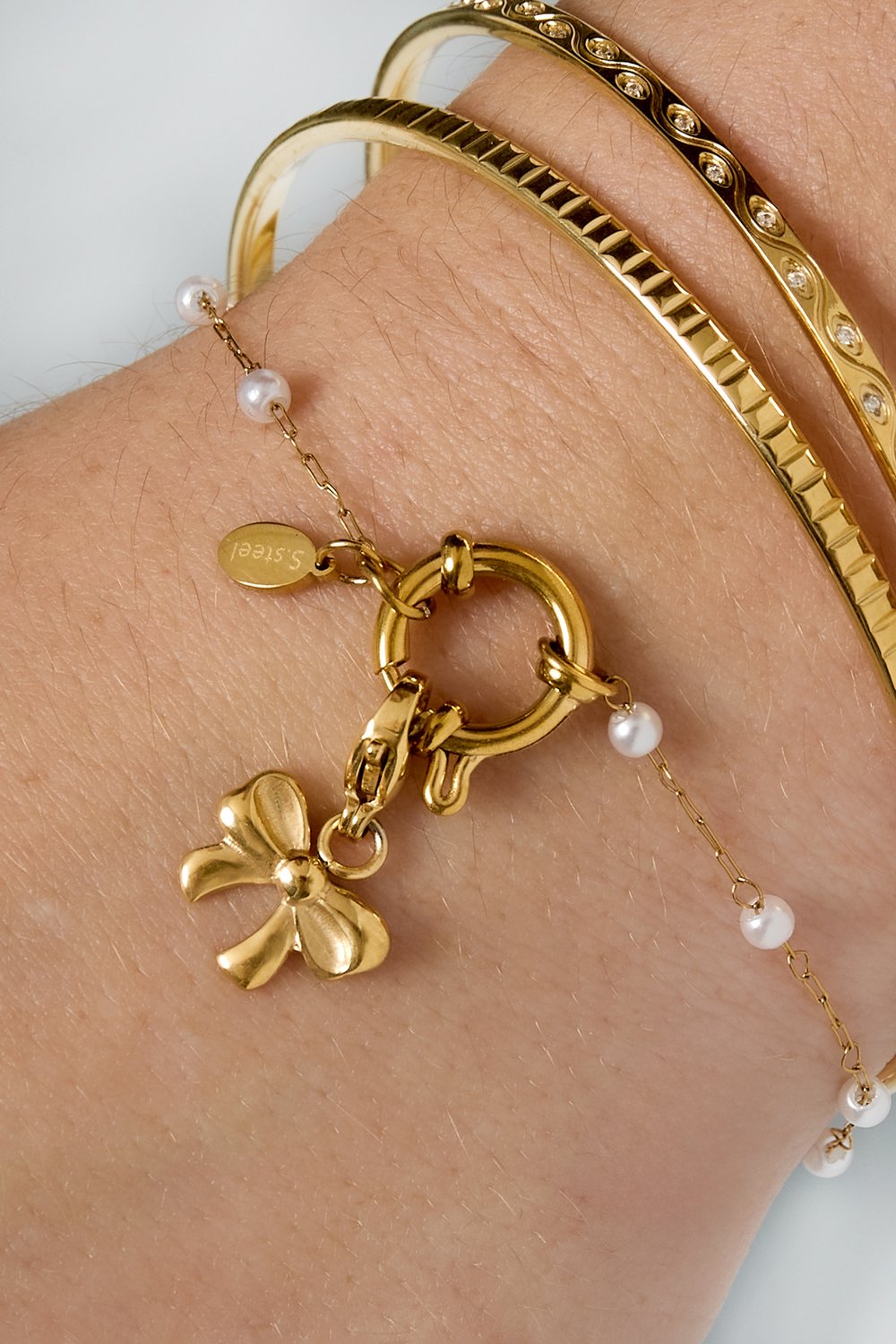 Schleife Schmuck Charm h5Bild3