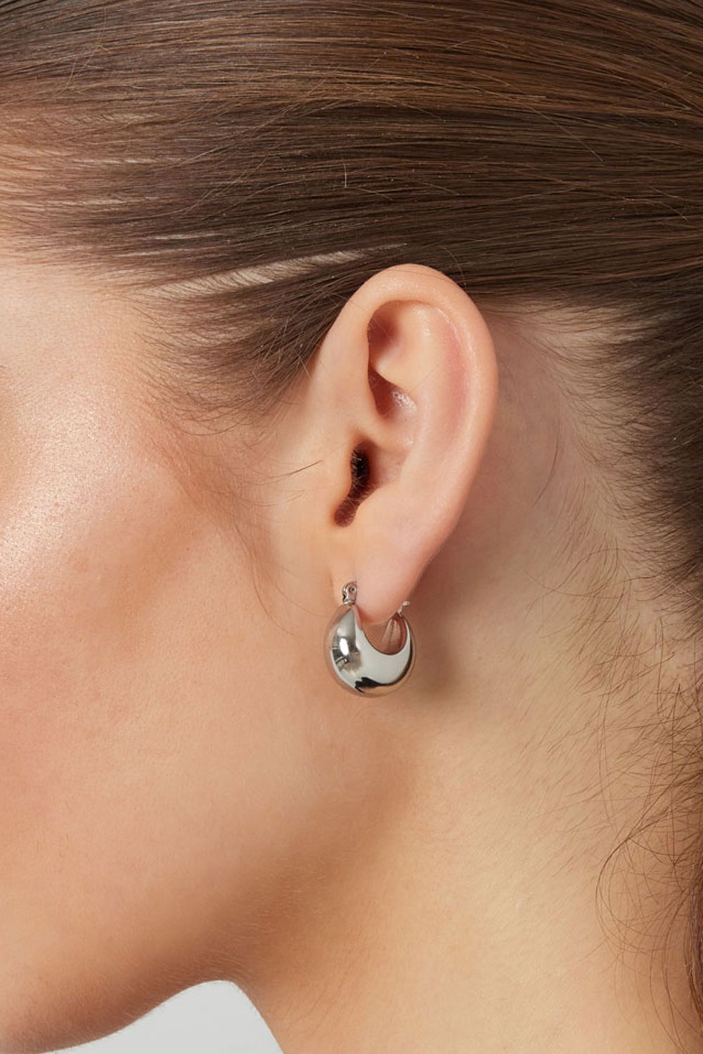 coarse half moon mini earrings Picture6