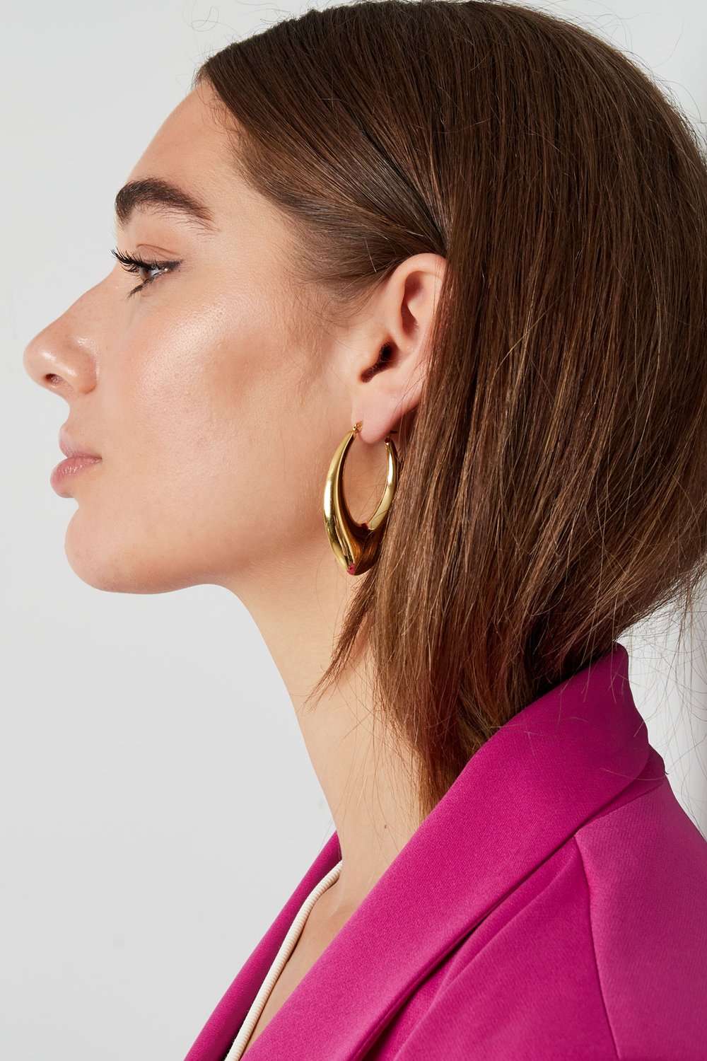 large gold drop earrings Picture3