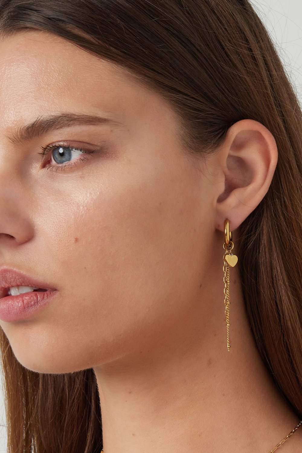 Ohrringe, Halskette, Party – Silber Bild4