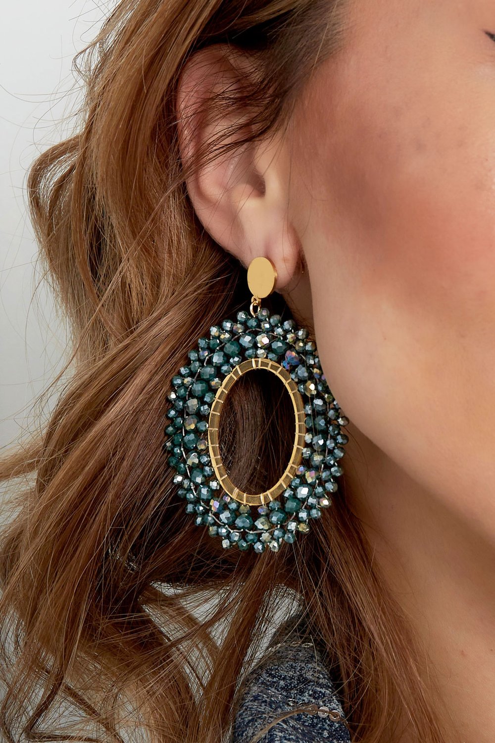 Earrings beads party - white Stainless Steel h5Picture4