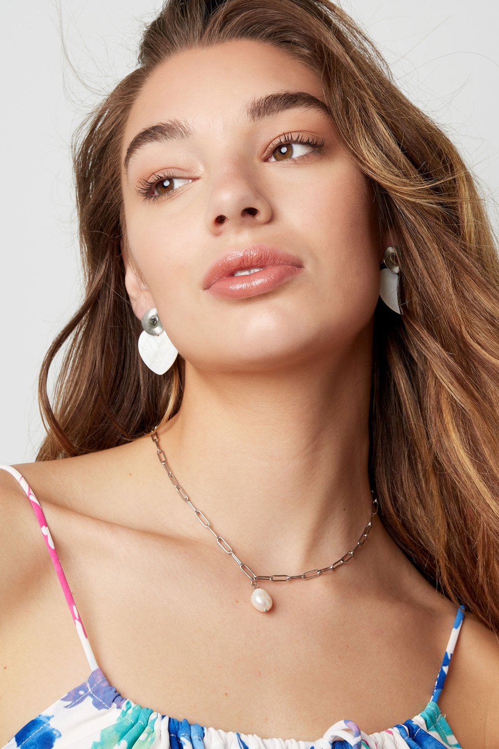 Orecchini cuore e moneta cuore - argento Acciaio inossidabile h5Immagine2