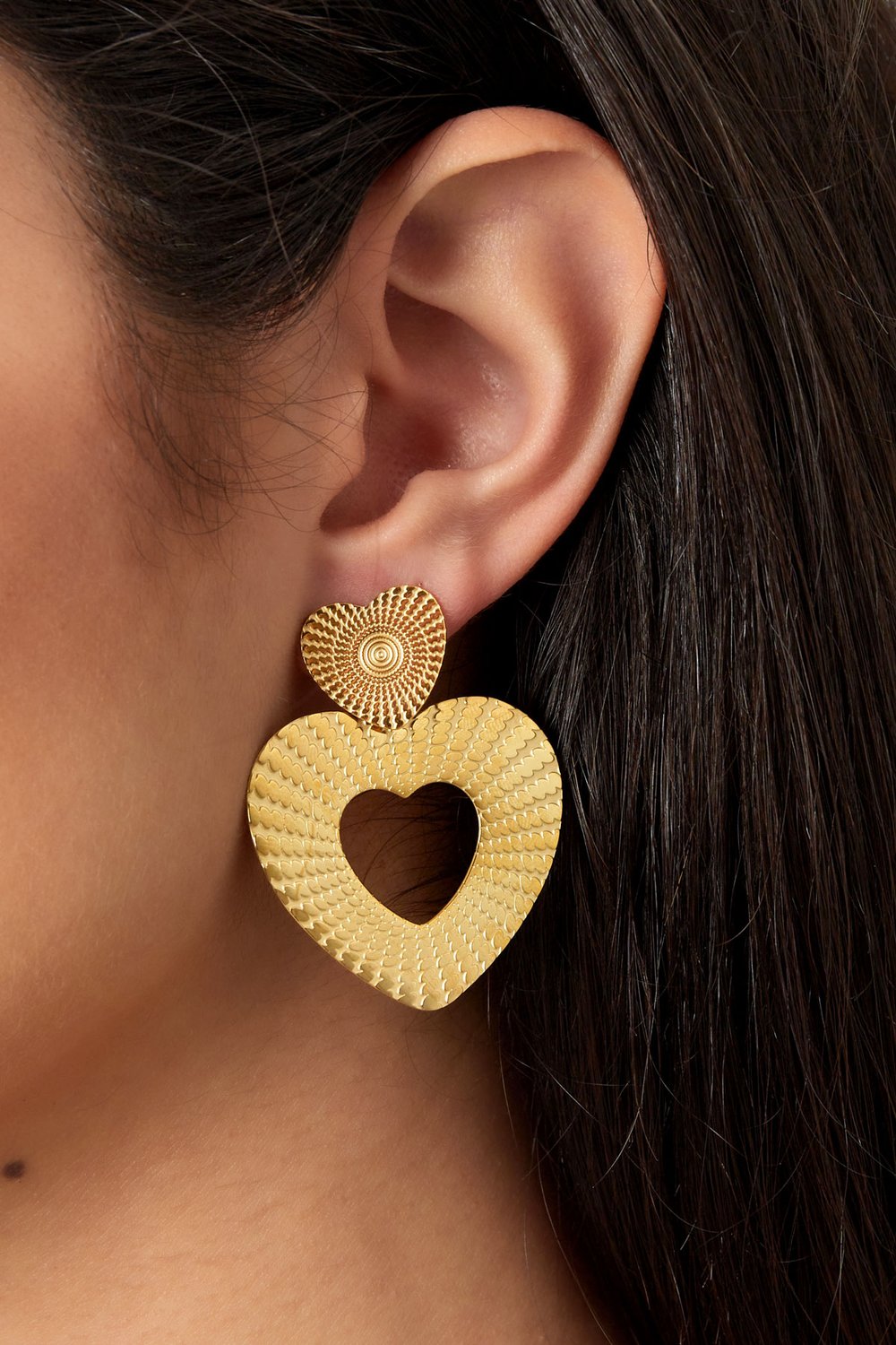 orecchini doppio cuore Immagine3