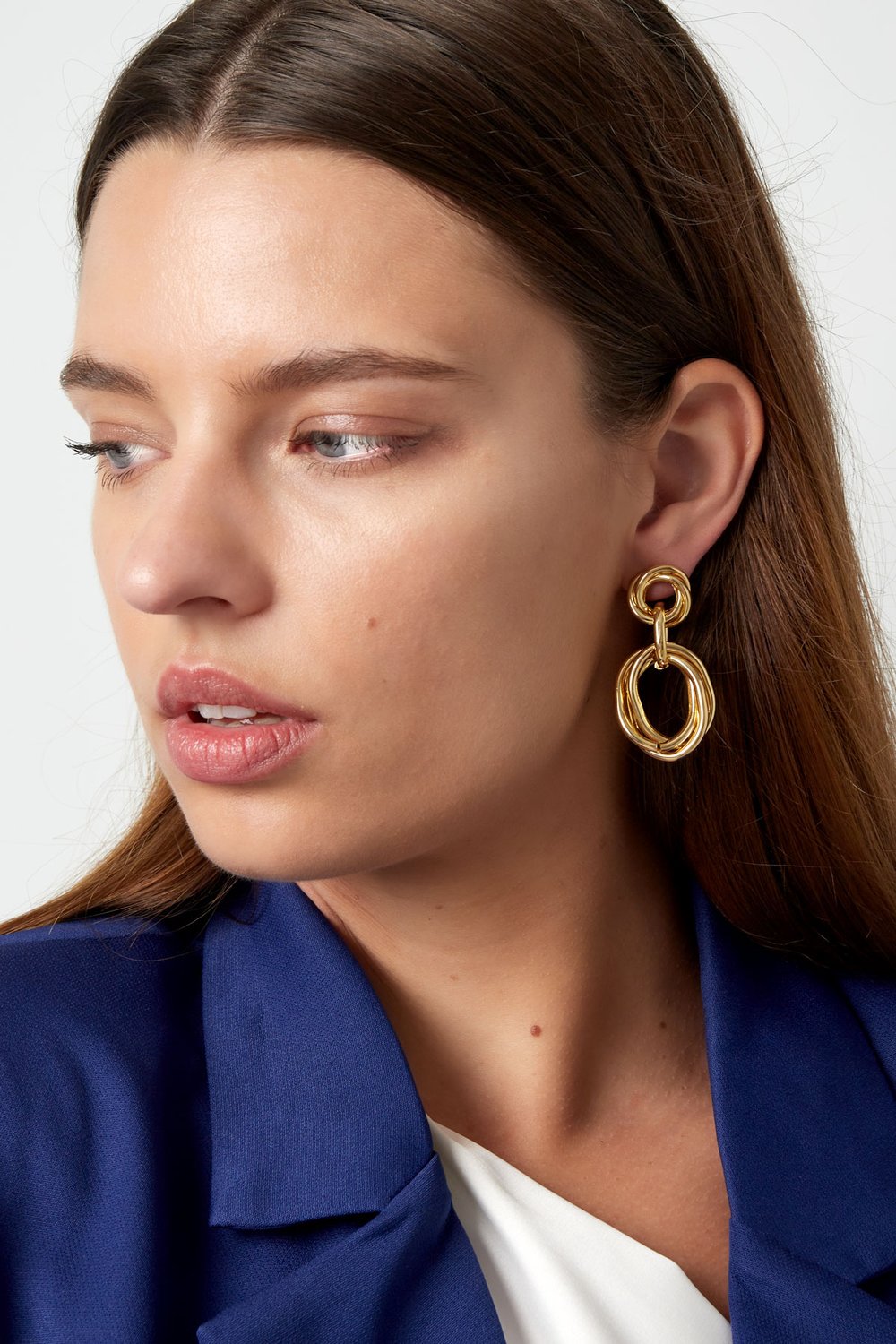 orecchini tre maglie Immagine3