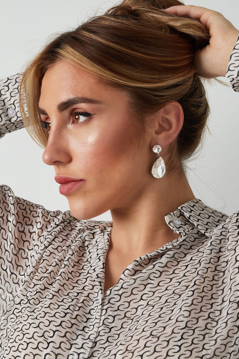 Ohrringe Glasperlentropfen Bild3