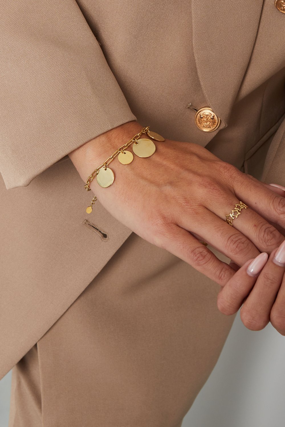 link bracelet with circles h5Picture2