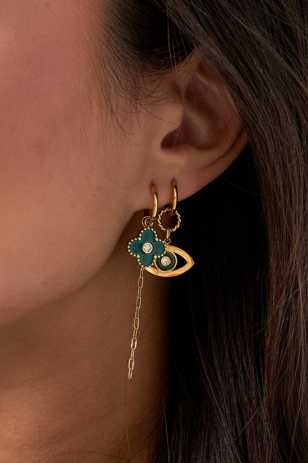 earrings wonderful clover Picture3