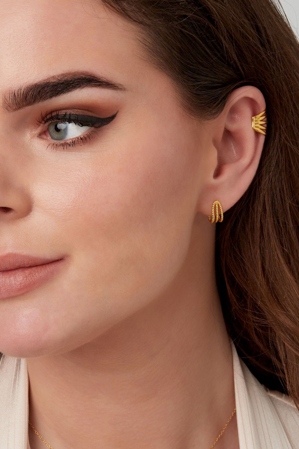 earring triple twisted - 925  h5Picture4