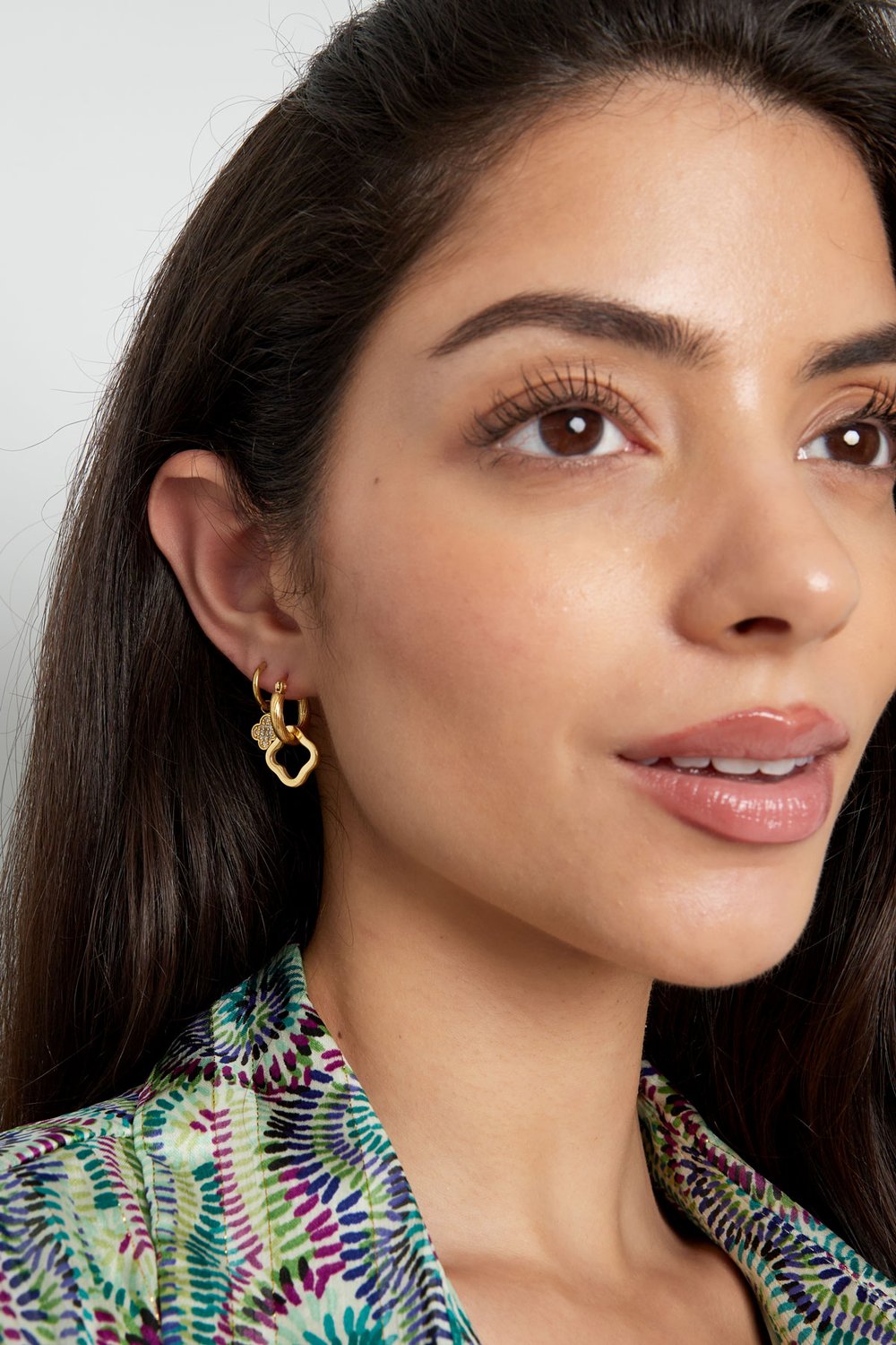 earrings twisted with clover h5Picture3