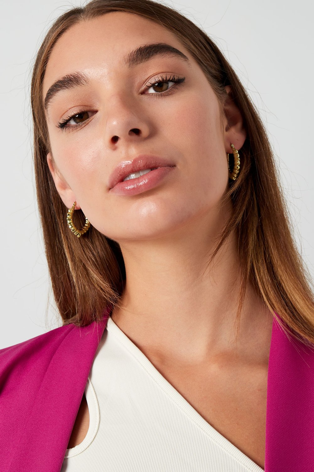 orecchini bolla allungata Immagine4