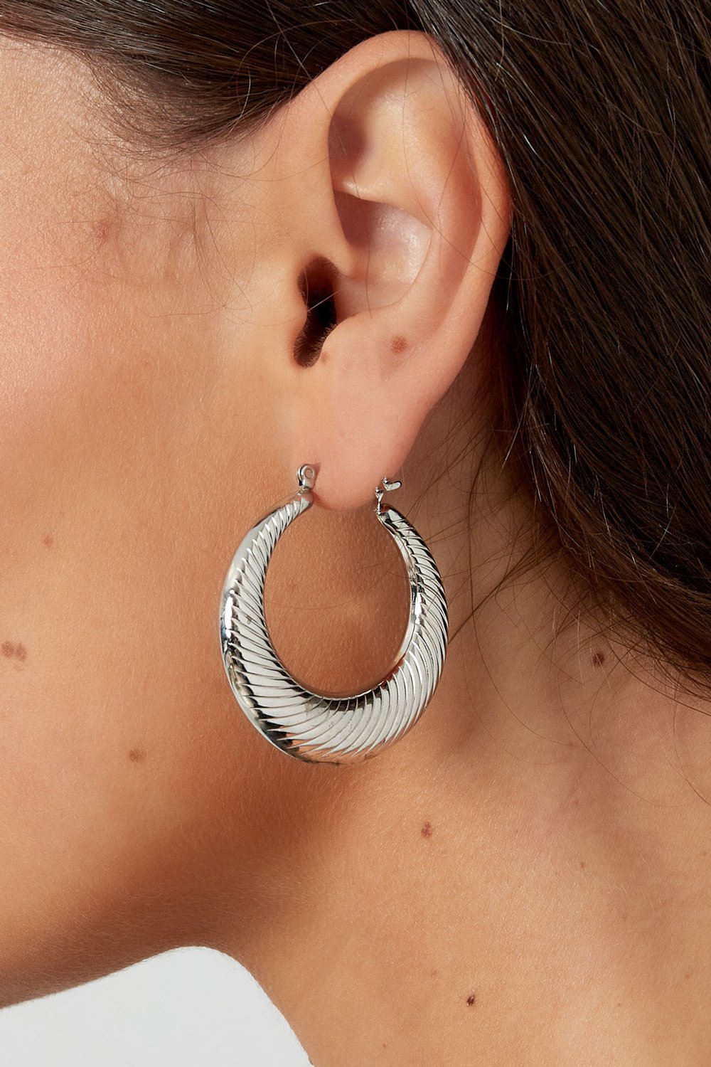 earrings round striped h5Picture3