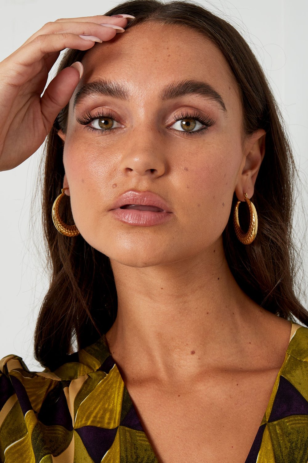 earrings round with print h5Picture2