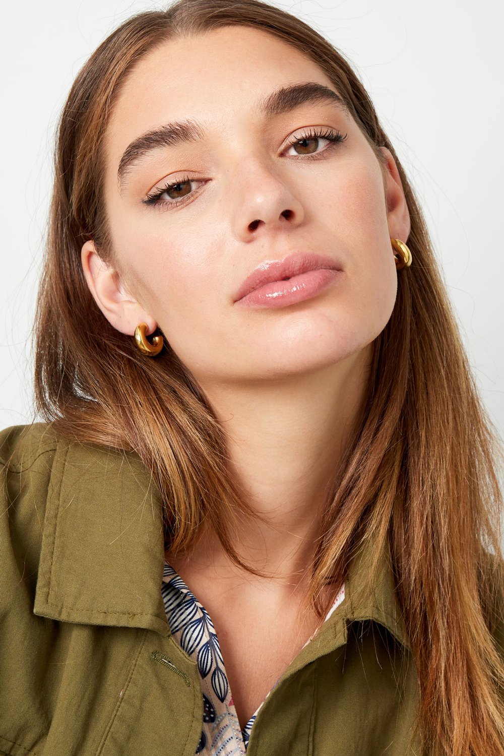 earrings aesthetic basic half small moon h5Picture2