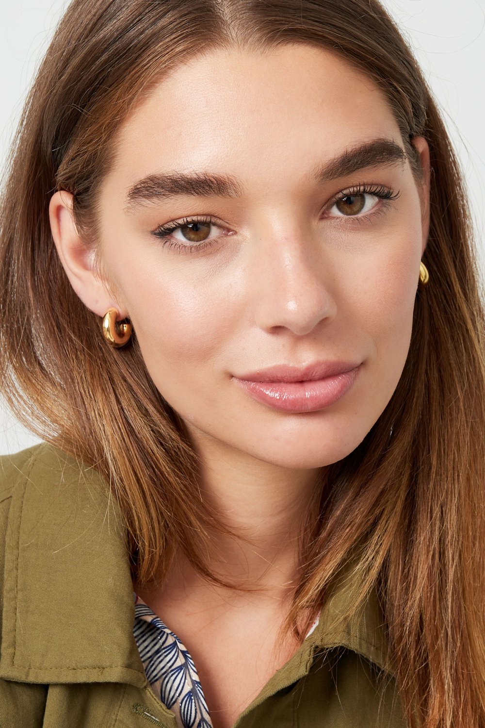 earrings aesthetic basic half small moon h5Picture4