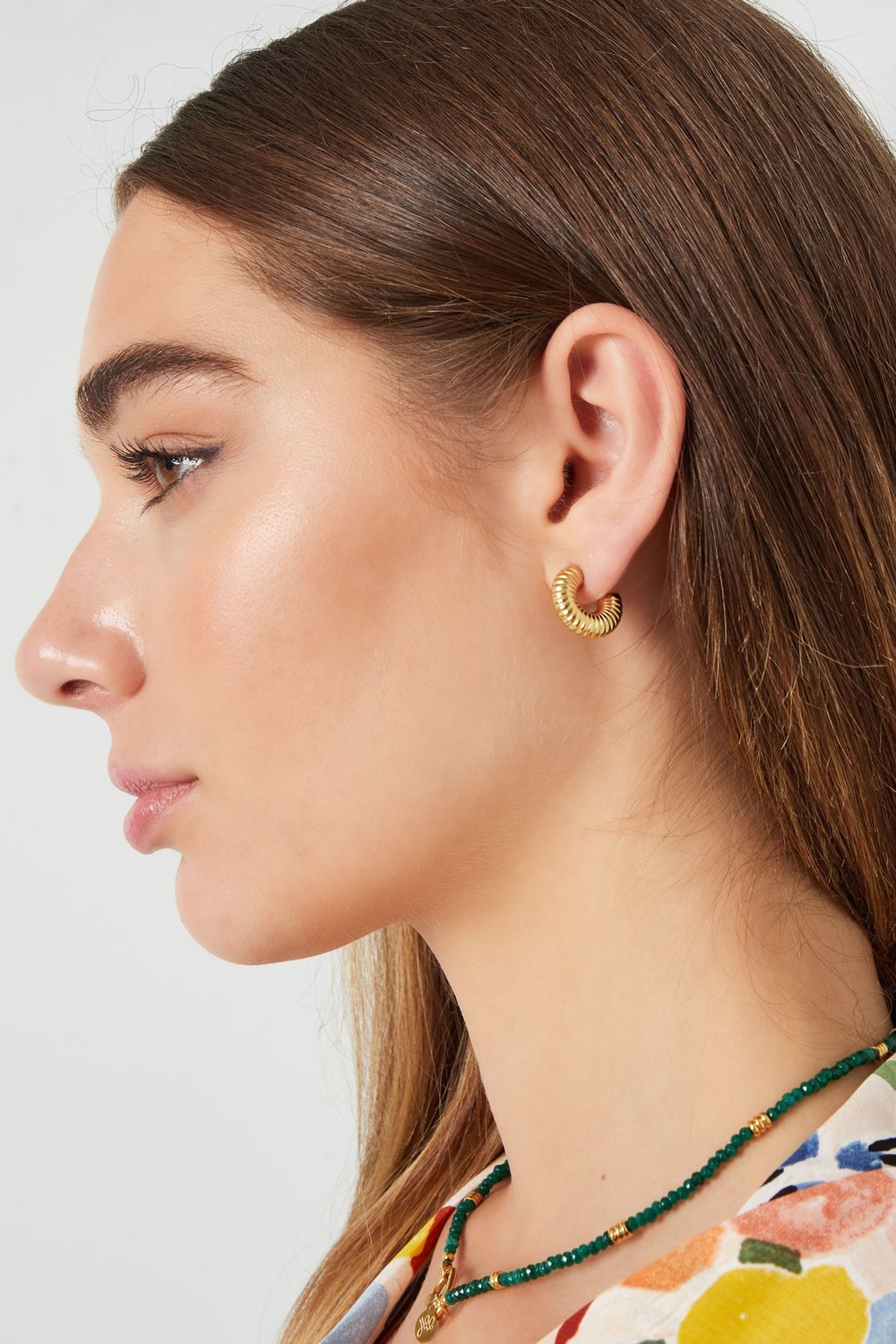 earrings aesthetic half moon small Picture3