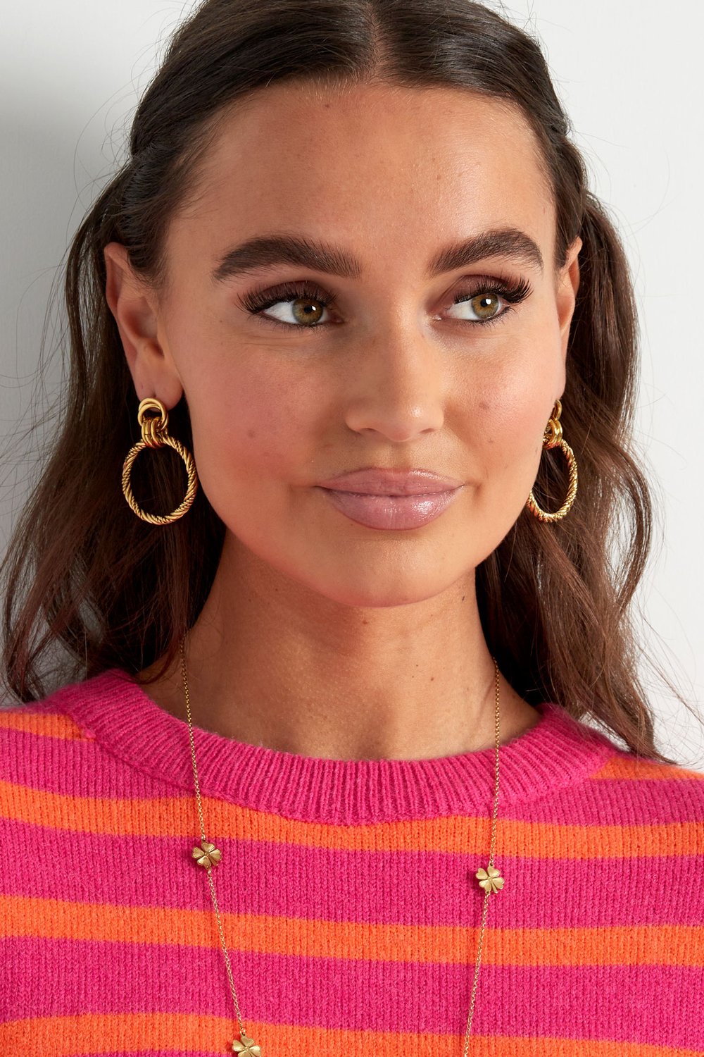 earrings connected circles Picture4