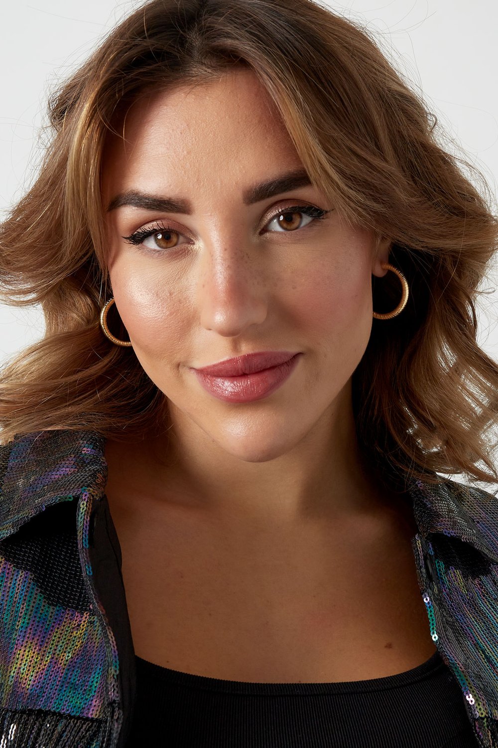 pendientes estampado de rayas h5Imagen2