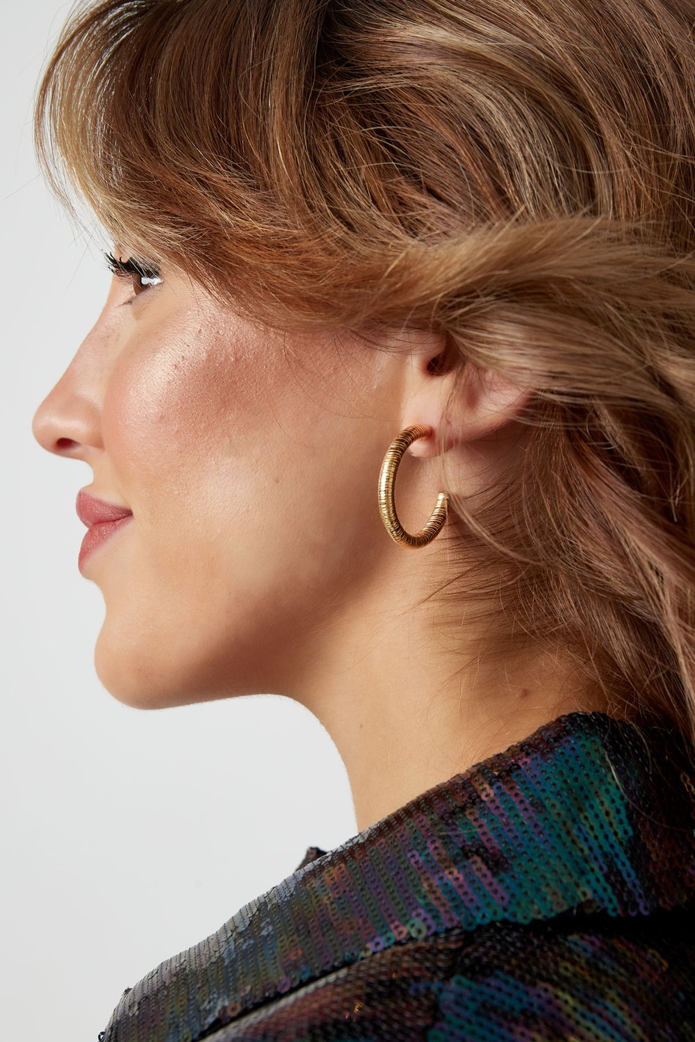 pendientes estampado de rayas h5Imagen4