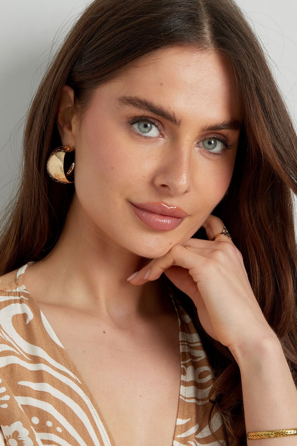 earrings crescent moon with structure h5Picture2