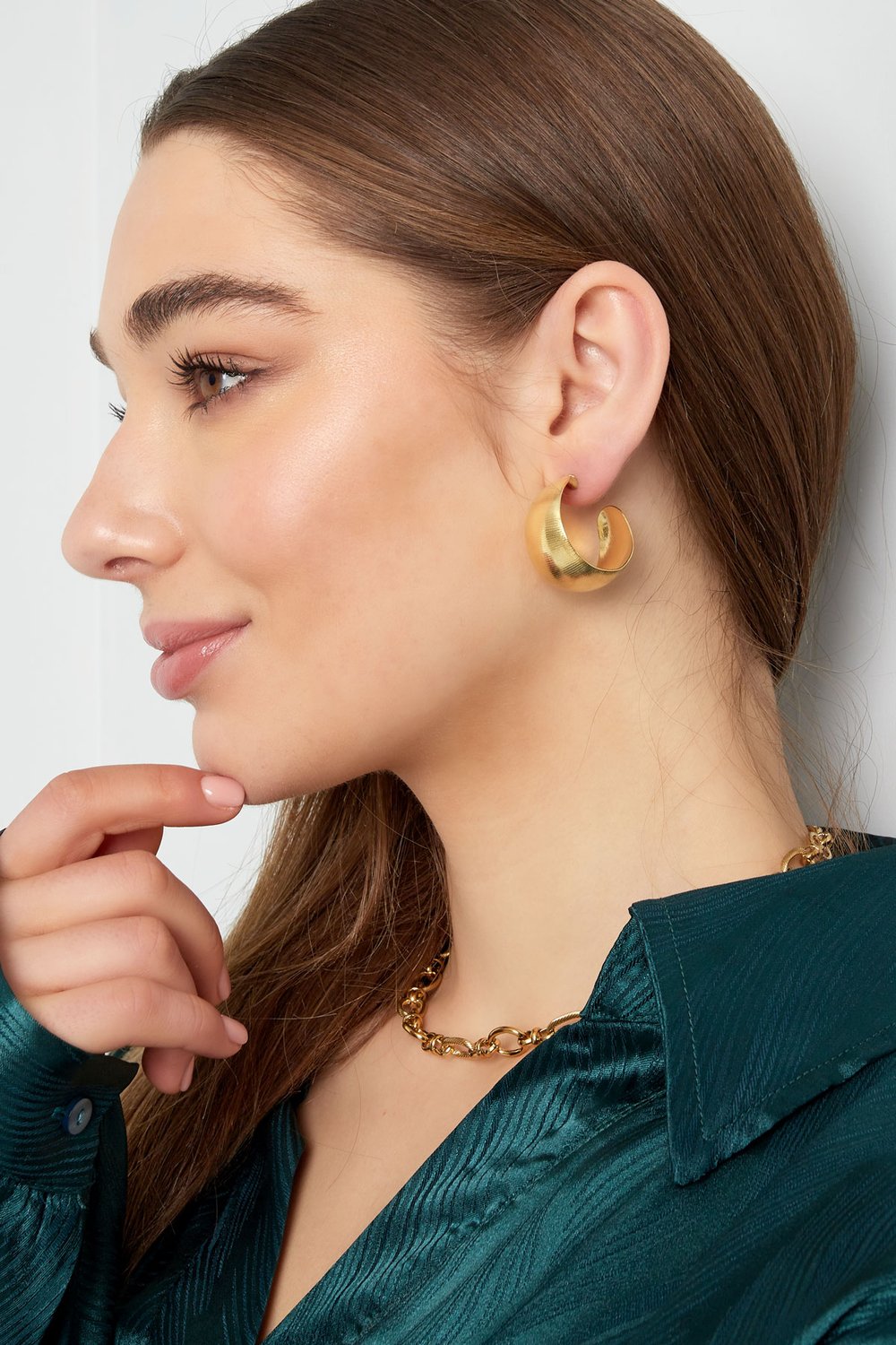 earrings ribbed structure Picture4