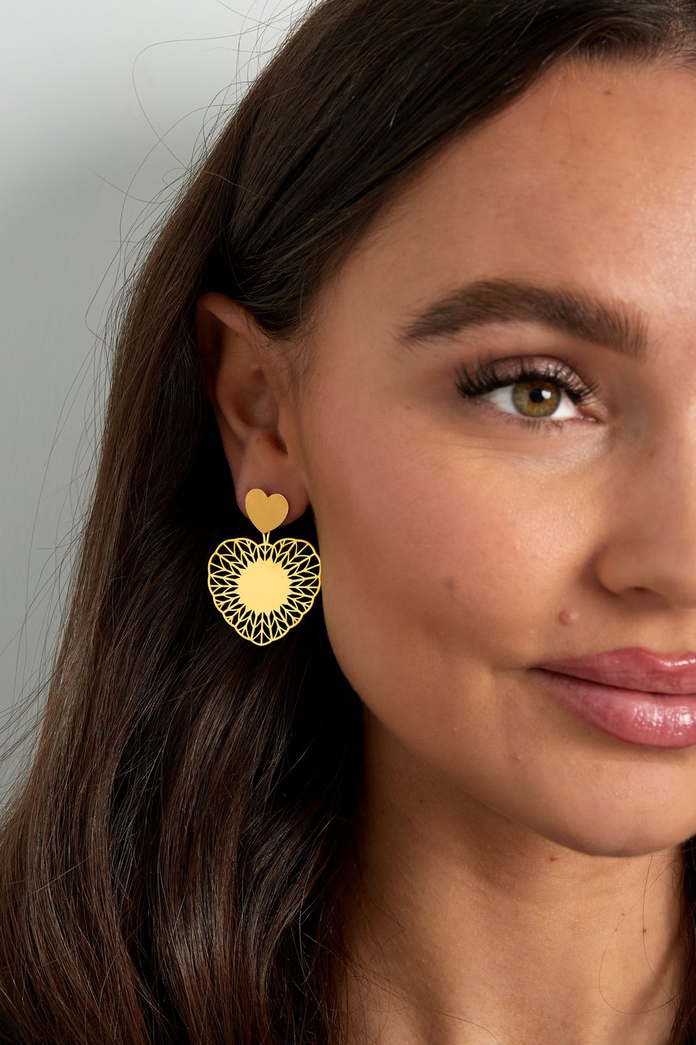 earrings heart mandela Picture4
