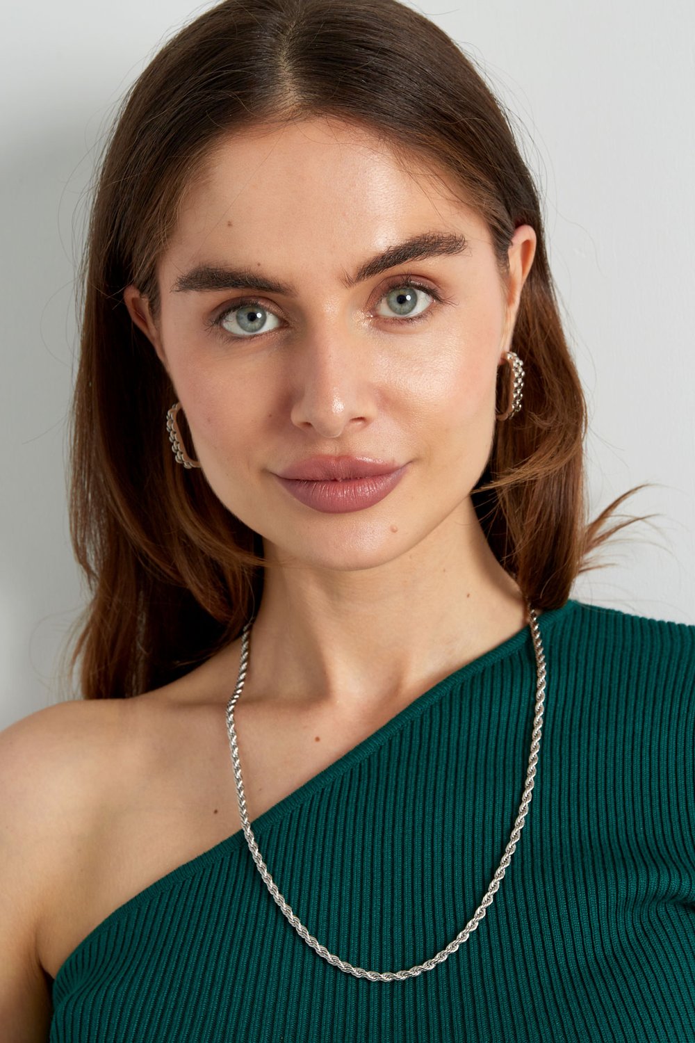 earrings elongated link in link Picture4
