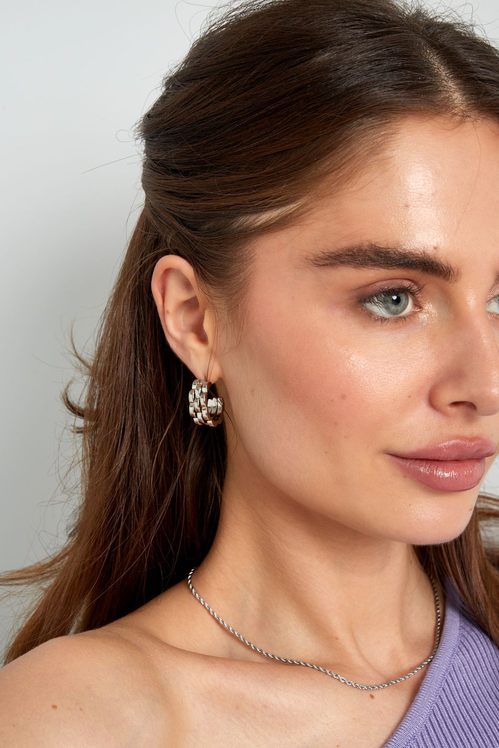 earrings round link in link Picture4