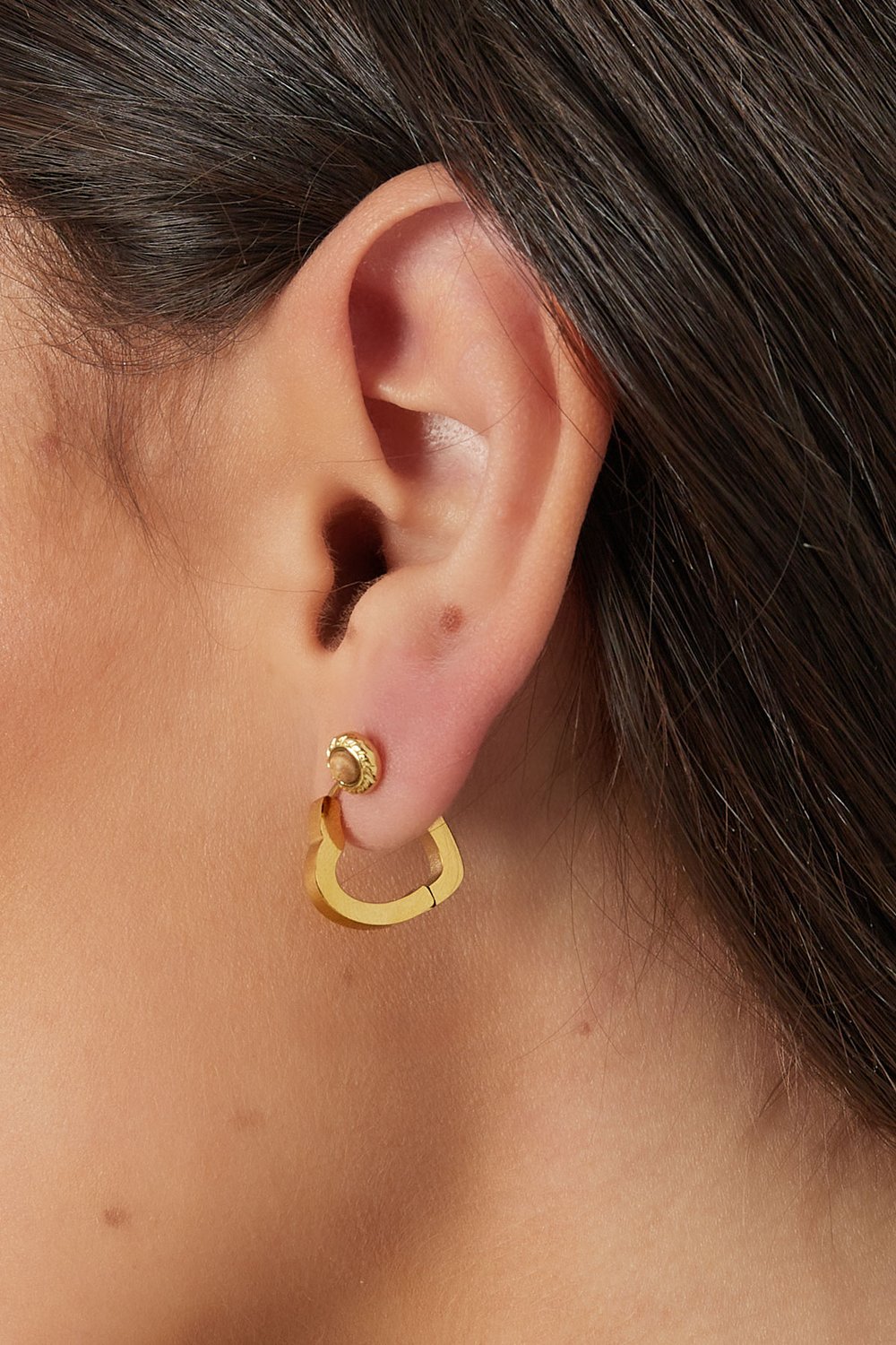 basic earrings heart small h5Picture3