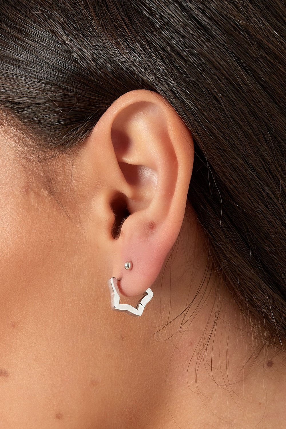 Basic star earrings Gold Color - small h5Picture3