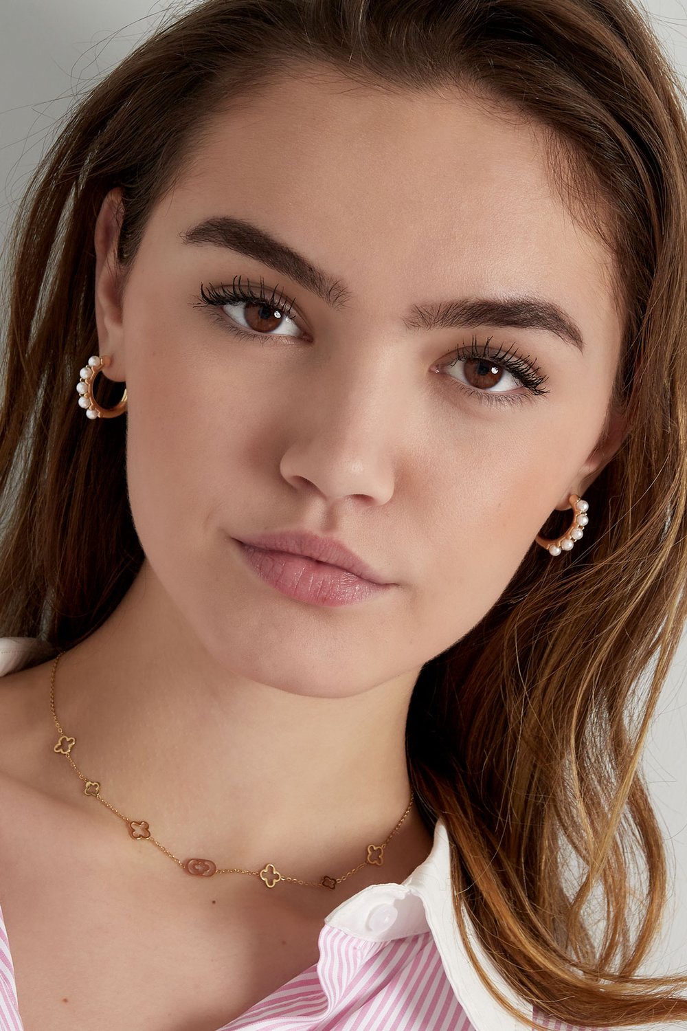 Earrings pearl pureness - Silver Color color h5Picture2