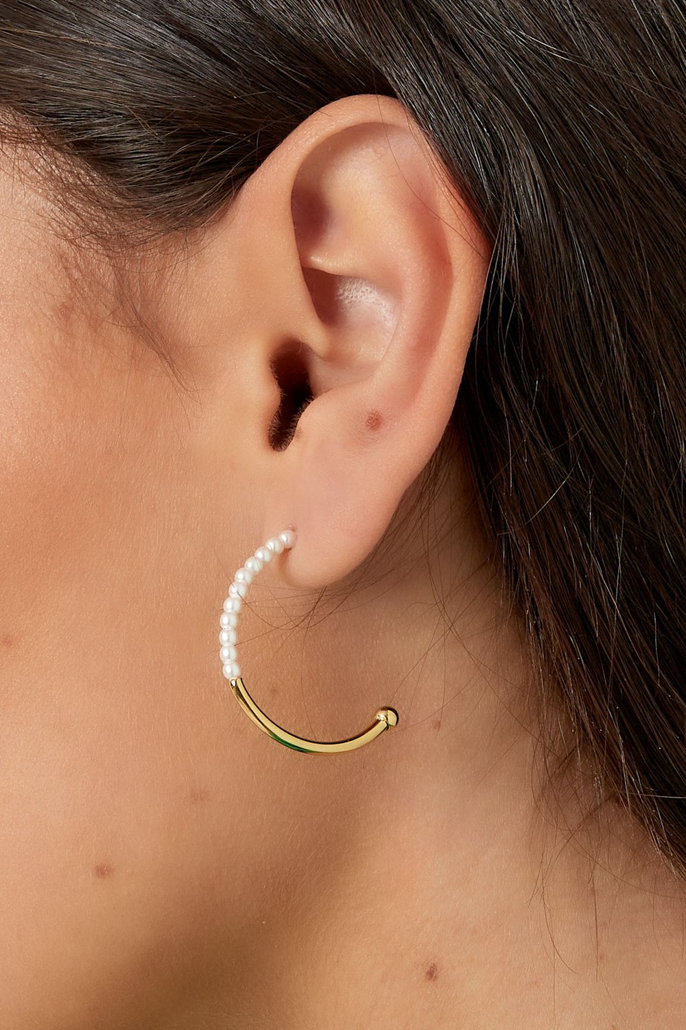 round earrings half pearl h5Picture3