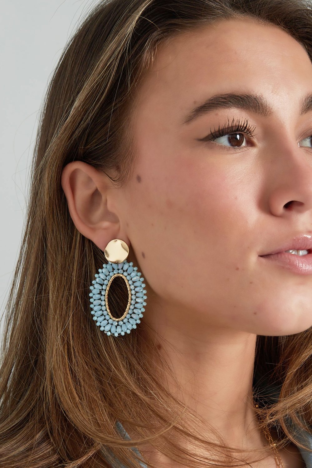 Oval statement earrings h5Picture4
