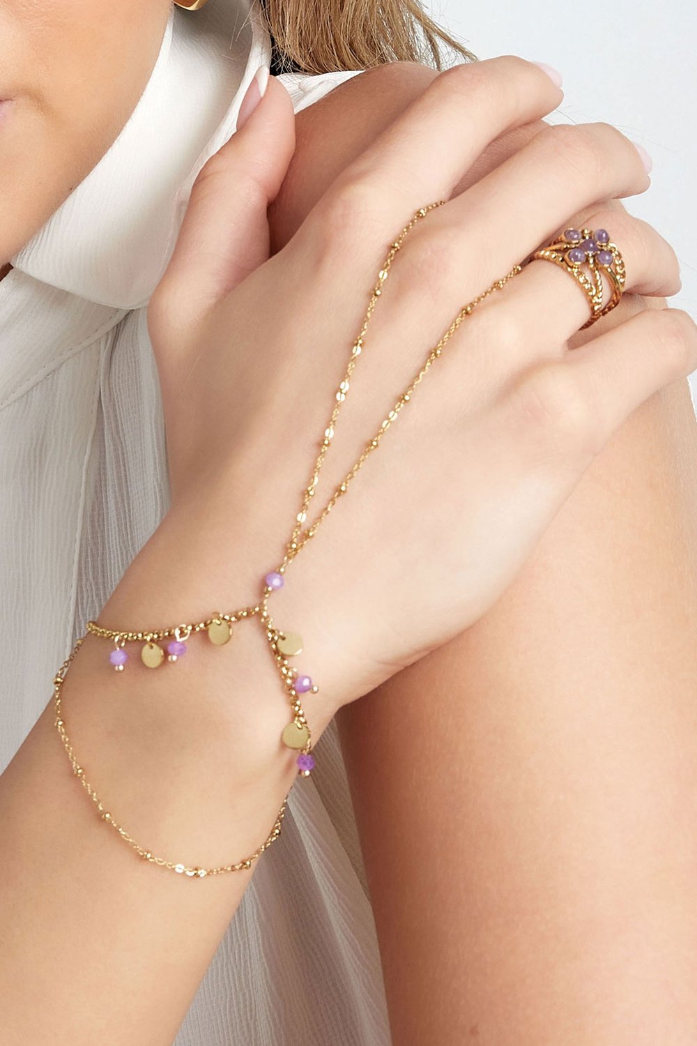 bracelet purple rain Picture3