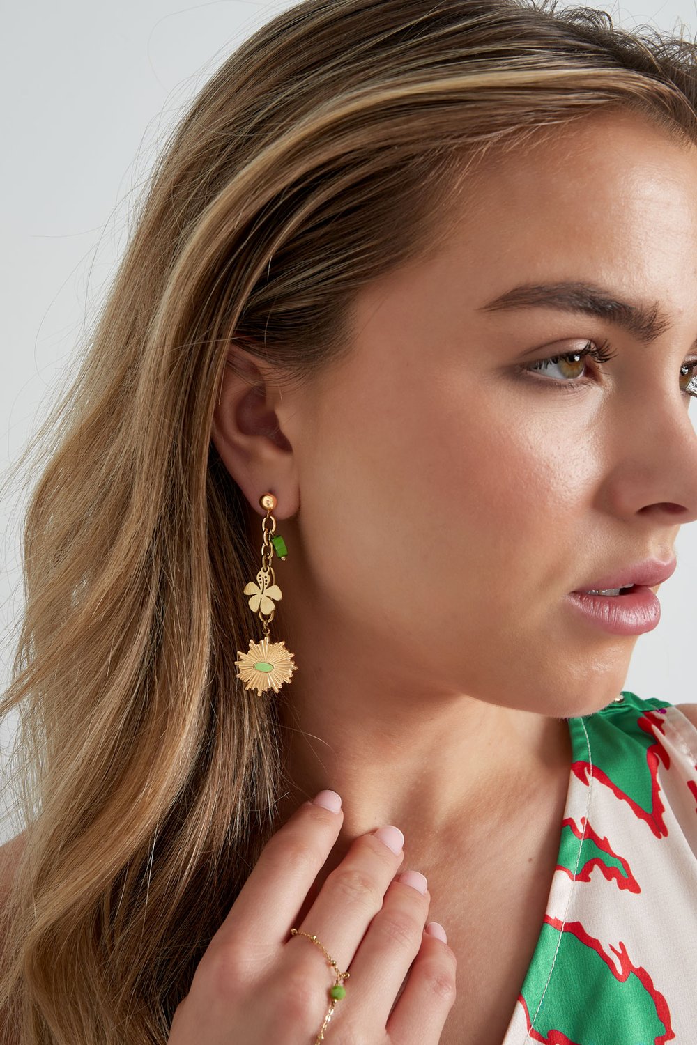 earrings floral flawless Picture4