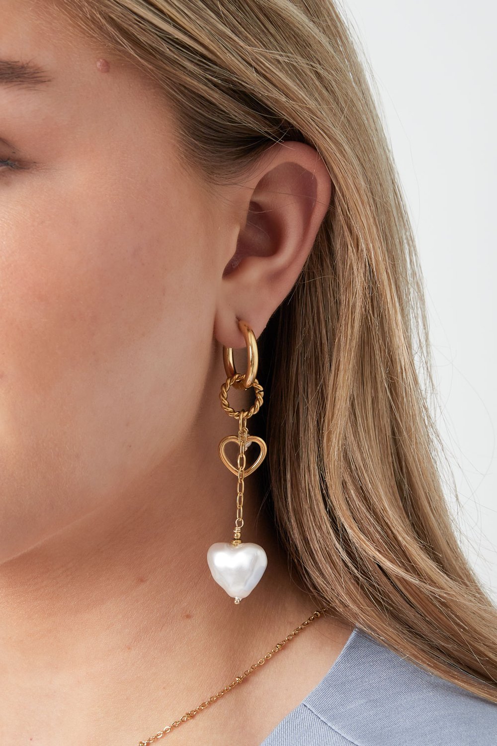 orecchini perla party love Immagine3