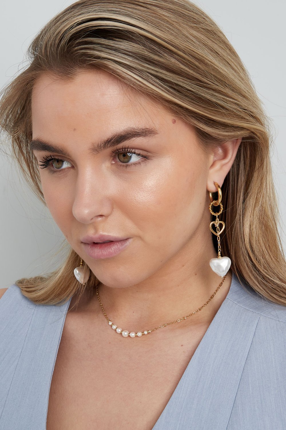 orecchini perla party love Immagine4