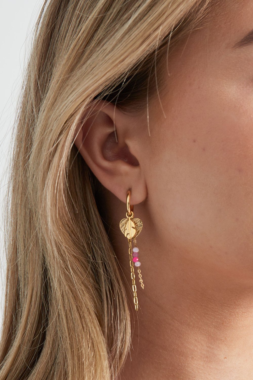 palm tree earrings with charms h5Picture3