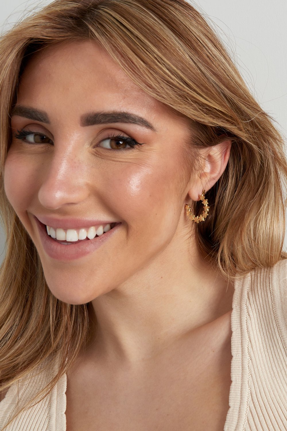 round star earrings Picture2